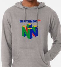 N64 Logo (With Text) Lightweight Hoodie