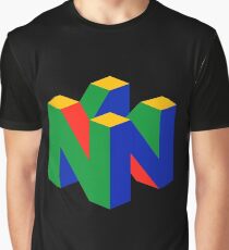N64-Logo (ohne Text) Grafik T-Shirt
