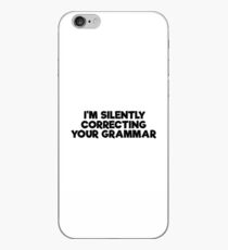 Geek Grammar School Smart Funny T-Shirts iPhone Case