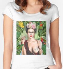 Frida con amigos Women's Fitted Scoop T-Shirt