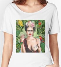Frida con amigos T-shirts coupe relax
