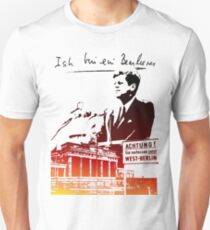 Ich bin ein Berliner, Berlin Wall, T-shirt Unisex T-Shirt