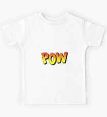 Comic Book Pow Cartoon Kids Tee