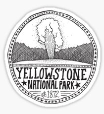 Pegatina Parque Nacional Yellowstone