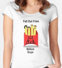 Fall Out Fries Women's Fitted Scoop T-Shirt