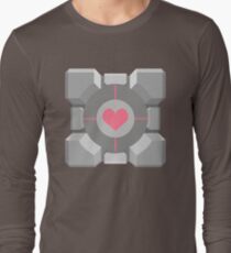 Companion Cube Long Sleeve T-Shirt