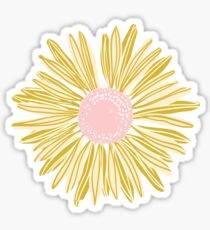 Gold Flower Sticker