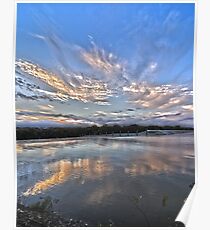 Sunset at White Rock Lake Poster