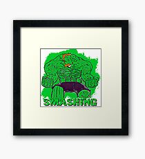 SMASH-ing! Framed Print