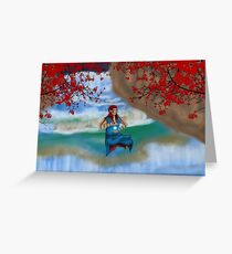 spirit warrior (silence) one of four designs Greeting Card