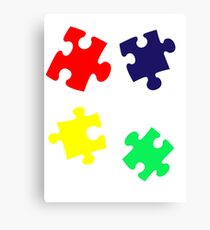 Puzzle Pieces Canvas Print