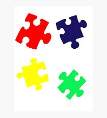 Puzzle Pieces Photographic Print