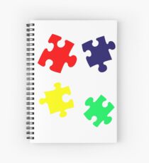 Puzzle Pieces Spiral Notebook