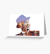 Frank Sinatra New York Greeting Card
