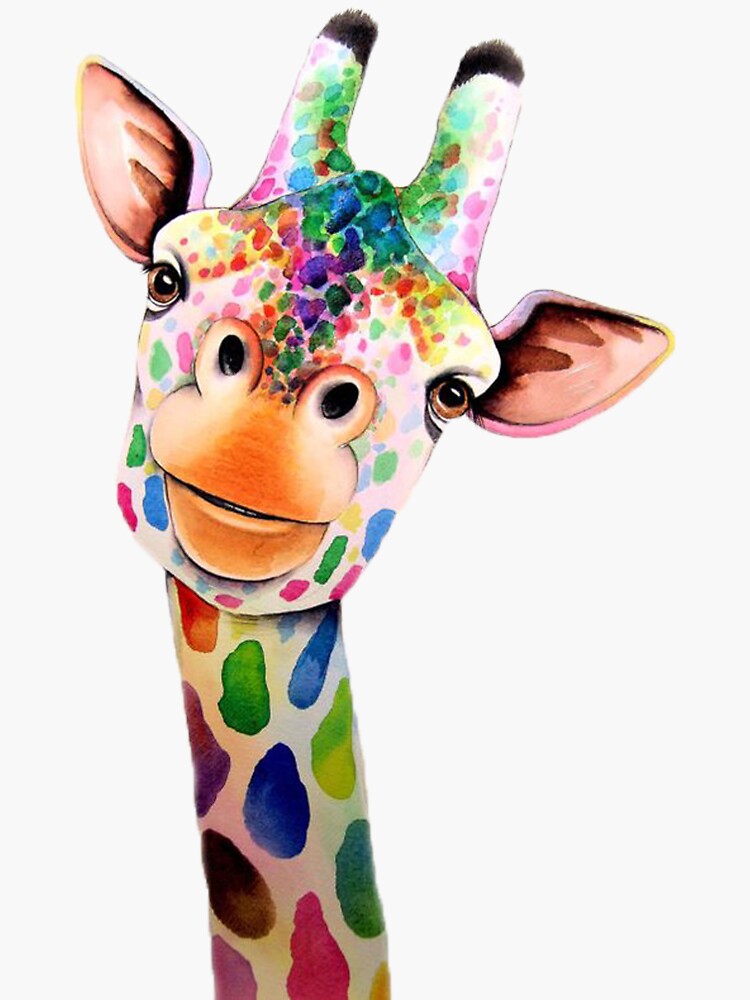 "Giraffe" Sticker by cherlynvdalm Redbubble