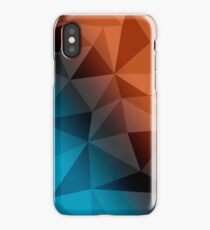 Fire and Ice Polygon iPhone Case