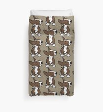 English Bull Terrier Pup Brown Duvet Cover