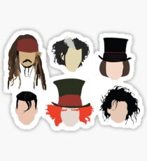 Johnny Depp - Famous Characters Sticker