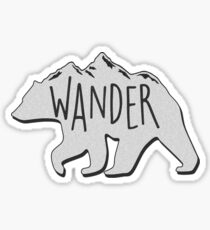 Wander Bear Mountain Sticker