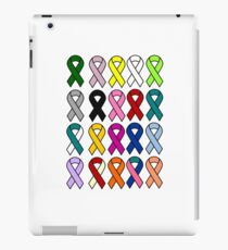 Cancer Ribbons - Cancer Awareness iPad Case/Skin