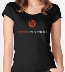 Beets By Schrute Women's Fitted Scoop T-Shirt