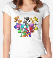 Camiseta entallada de cuello redondo Fiebre de Yoshi