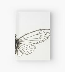 3 sepia Cicadas Hardcover Journal