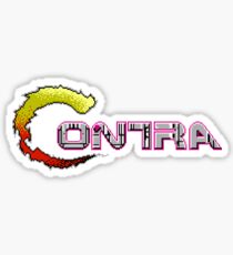 Contra Title Sticker