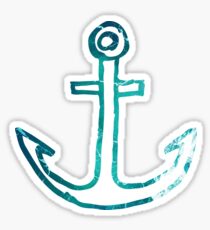 Anchor - Waves Sticker