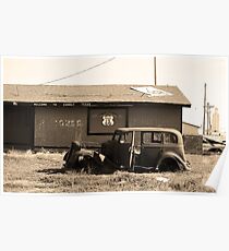 Route 66 Vintage Auto Poster