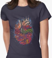 Camiseta entallada para mujer corazón del mar