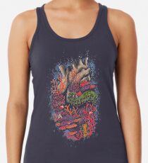 Camiseta de tirantes para mujer corazón del mar