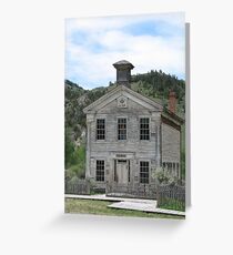 Ghostly School house... Greeting Card