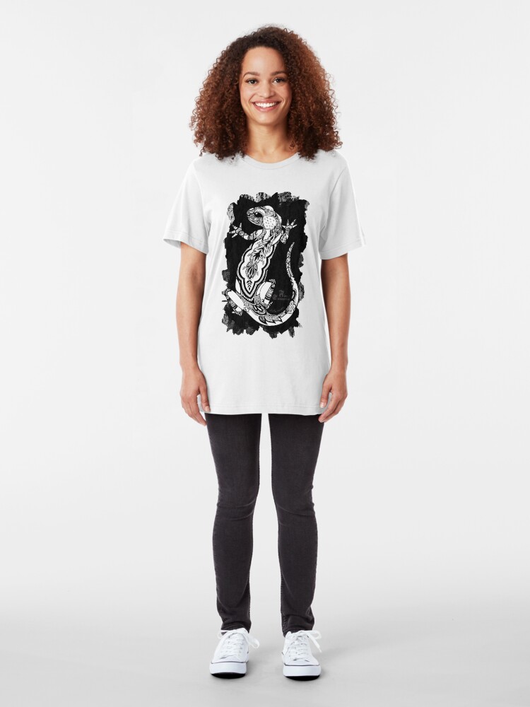 Alternate view of Fire Salamander Slim Fit T-Shirt