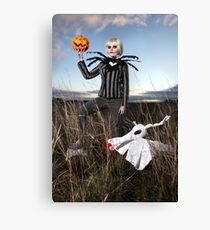 Jack Skellington - Der Alptraum vor Weihnachten Leinwanddruck