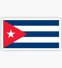 Pegatina Bandera de Cuba