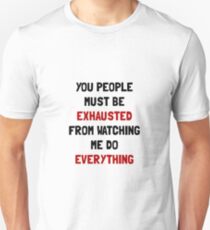 Exhausted Slim Fit T-Shirt