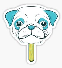 Pugsicle Sticker