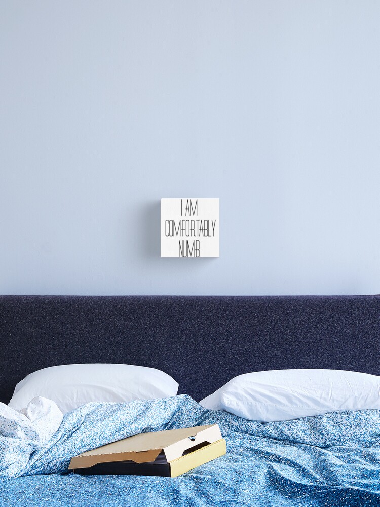 Pink Floyd Music Song Lyrics Comfortably Numb 70s Rock Canvas