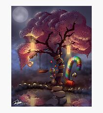 Candy Wonderland Tree Photographic Print