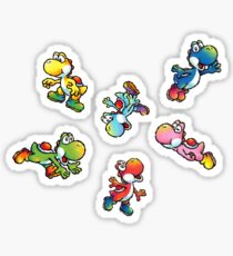 Yoshi island stickers Sticker