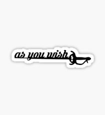 Wie du möchtest Sticker