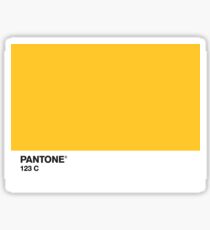 Pantone 123C Sticker