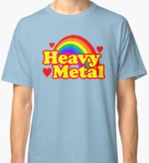 Funny Heavy Metal Rainbow Classic T-Shirt