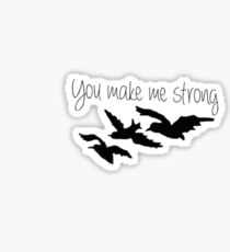 you make me strong -one direction Sticker