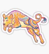 Mandala Lioness Sticker