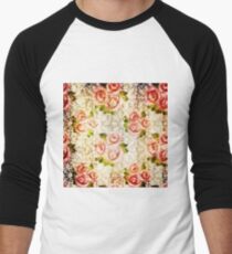 Vintage patterns Men's Baseball ¾ T-Shirt