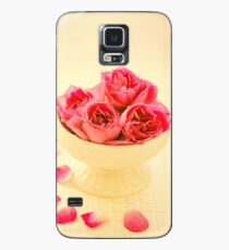 Vinatge-Rosen Hülle & Skin für Samsung Galaxy