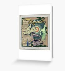 Regeneration Retro Affiche Greeting Card