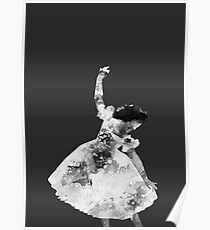 Schwarze Ballerina Poster